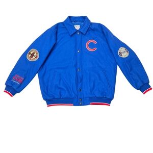 Genuine Merchandise MLB Chicago Cubs Blue Jacket Sports Coat XXL Mens‎ Baseball